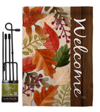 Autumn Leaves - Harvest & Autumn Fall Vertical Impressions Decorative Flags HG113082 Made In USA