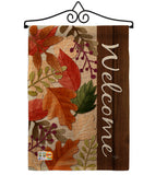 Autumn Leaves - Harvest & Autumn Fall Vertical Impressions Decorative Flags HG113082 Made In USA