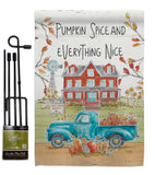 Fall Markets - Harvest & Autumn Fall Vertical Impressions Decorative Flags HG113093 Made In USA