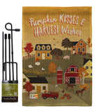 Harvest Village - Harvest & Autumn Fall Vertical Impressions Decorative Flags HG113098 Made In USA