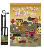Harvest Village - Harvest & Autumn Fall Vertical Impressions Decorative Flags HG113098 Made In USA