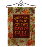 Golden Fall - Harvest & Autumn Fall Vertical Impressions Decorative Flags HG113101 Made In USA