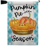 Pumpkin Pie - Harvest & Autumn Fall Vertical Impressions Decorative Flags HG113102 Made In USA