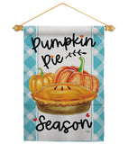 Pumpkin Pie - Harvest & Autumn Fall Vertical Impressions Decorative Flags HG113102 Made In USA