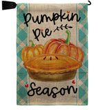 Pumpkin Pie - Harvest & Autumn Fall Vertical Impressions Decorative Flags HG113102 Made In USA