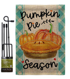 Pumpkin Pie - Harvest & Autumn Fall Vertical Impressions Decorative Flags HG113102 Made In USA