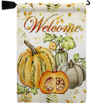 Pumpkin & Squash - Harvest & Autumn Fall Vertical Impressions Decorative Flags HG113111 Made In USA