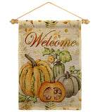 Pumpkin & Squash - Harvest & Autumn Fall Vertical Impressions Decorative Flags HG113111 Made In USA