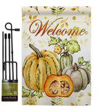 Pumpkin & Squash - Harvest & Autumn Fall Vertical Impressions Decorative Flags HG113111 Made In USA