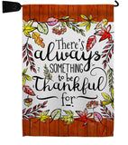 Always Something Thankful - Harvest & Autumn Fall Vertical Impressions Decorative Flags HG113112 Made In USA