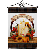 Autumn Candles - Harvest & Autumn Fall Vertical Impressions Decorative Flags HG113114 Made In USA