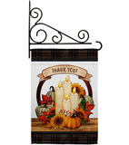 Autumn Candles - Harvest & Autumn Fall Vertical Impressions Decorative Flags HG113114 Made In USA