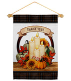 Autumn Candles - Harvest & Autumn Fall Vertical Impressions Decorative Flags HG113114 Made In USA