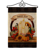 Autumn Candles - Harvest & Autumn Fall Vertical Impressions Decorative Flags HG113114 Made In USA