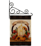 Autumn Candles - Harvest & Autumn Fall Vertical Impressions Decorative Flags HG113114 Made In USA