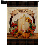 Autumn Candles - Harvest & Autumn Fall Vertical Impressions Decorative Flags HG113114 Made In USA