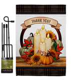 Autumn Candles - Harvest & Autumn Fall Vertical Impressions Decorative Flags HG113114 Made In USA