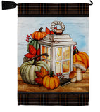 Fall Lantern - Harvest & Autumn Fall Vertical Impressions Decorative Flags HG113115 Made In USA