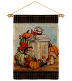 Fall Lantern - Harvest & Autumn Fall Vertical Impressions Decorative Flags HG113115 Made In USA