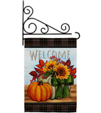 Pumpkin Bouquet - Harvest & Autumn Fall Vertical Impressions Decorative Flags HG113117 Made In USA