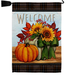 Pumpkin Bouquet - Harvest & Autumn Fall Vertical Impressions Decorative Flags HG113117 Made In USA