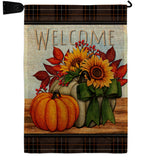 Pumpkin Bouquet - Harvest & Autumn Fall Vertical Impressions Decorative Flags HG113117 Made In USA