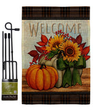 Pumpkin Bouquet - Harvest & Autumn Fall Vertical Impressions Decorative Flags HG113117 Made In USA