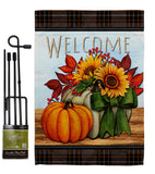 Pumpkin Bouquet - Harvest & Autumn Fall Vertical Impressions Decorative Flags HG113117 Made In USA