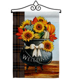 Autumn Fresh Pot - Harvest & Autumn Fall Vertical Impressions Decorative Flags HG113118 Made In USA