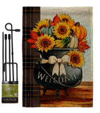 Autumn Fresh Pot - Harvest & Autumn Fall Vertical Impressions Decorative Flags HG113118 Made In USA