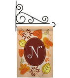 Autumn N Initial - Harvest & Autumn Fall Vertical Impressions Decorative Flags HG130040 Made In USA