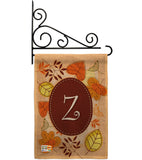 Autumn Z Initial - Harvest & Autumn Fall Vertical Impressions Decorative Flags HG130052 Made In USA