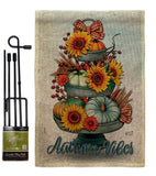 Autumn Vibes - Harvest Autumn Fall Vertical Impressions Decorative Flags HG130418 Made In USA