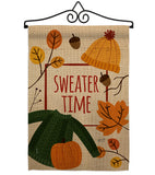 Sweater Time - Harvest & Autumn Fall Vertical Impressions Decorative Flags HG137107 Made In USA