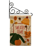 Sweater Time - Harvest & Autumn Fall Vertical Impressions Decorative Flags HG137107 Made In USA