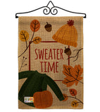 Sweater Time - Harvest & Autumn Fall Vertical Impressions Decorative Flags HG137107 Made In USA