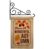 Wonderful Autumn - Harvest & Autumn Fall Vertical Impressions Decorative Flags HG137113 Made In USA