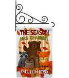 Fall Now Reins - Harvest & Autumn Fall Vertical Impressions Decorative Flags HG137127 Made In USA