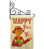 Fall Scarecrow - Harvest & Autumn Fall Vertical Impressions Decorative Flags HG137564 Made In USA