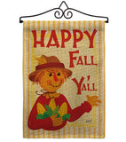 Fall Scarecrow - Harvest & Autumn Fall Vertical Impressions Decorative Flags HG137564 Made In USA