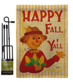 Fall Scarecrow - Harvest & Autumn Fall Vertical Impressions Decorative Flags HG137564 Made In USA