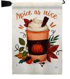 Spice As Nice - Harvest & Autumn Fall Vertical Impressions Decorative Flags HG137583 Made In USA