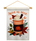 Spice As Nice - Harvest & Autumn Fall Vertical Impressions Decorative Flags HG137583 Made In USA