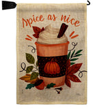 Spice As Nice - Harvest & Autumn Fall Vertical Impressions Decorative Flags HG137583 Made In USA