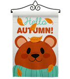 Bearly Autumn - Harvest & Autumn Fall Vertical Impressions Decorative Flags HG137607 Made In USA