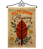 Blessing Autumn - Harvest & Autumn Fall Vertical Impressions Decorative Flags HG137620 Made In USA
