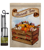 Harvest Time - Harvest & Autumn Fall Vertical Impressions Decorative Flags HG192299 Made In USA