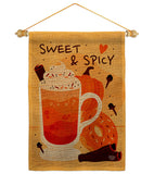 Sweet & Spicy - Harvest & Autumn Fall Vertical Impressions Decorative Flags HG192662 Made In USA