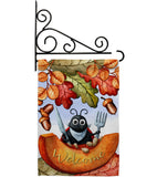 Hungry Ladybug - Harvest & Autumn Fall Vertical Impressions Decorative Flags HG192671 Made In USA