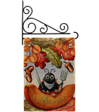 Hungry Ladybug - Harvest & Autumn Fall Vertical Impressions Decorative Flags HG192671 Made In USA